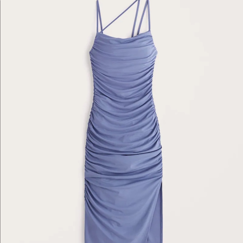 Abercrombie & Fitch Blue Midi Dress